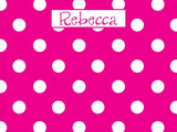 Small Polka Dots coolcorks 12 x 12 adhesive back - $45 Hot Pink 