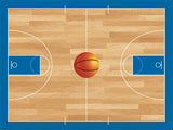 Basketball Court Cork Board coolcorks 24 x 18 adhesive back - $80 Blue 