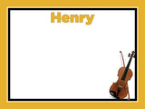 Violin Theme Cork Board