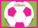Soccer Ball - Girls coolcorks 12 x 12 framed - $70 Pink/Green 