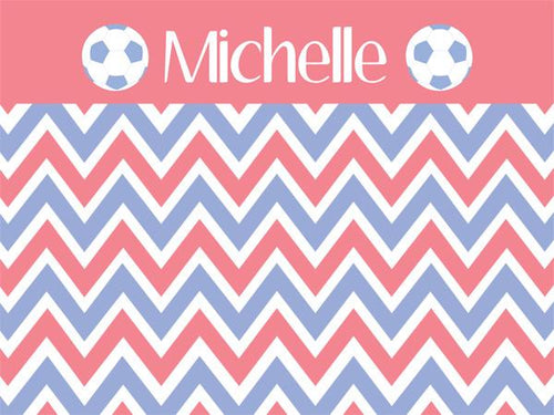 Soccer Chevron coolcorks 12 x 12 adhesive back - $45 Blush/Lavender 