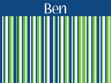 Contemporary Stripes coolcorks 24 x 18 adhesive back - $80 Blue/Green 