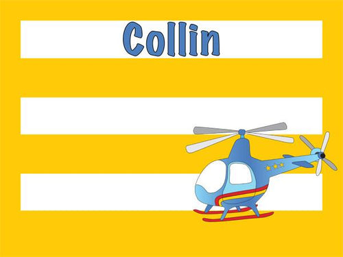 Helicopter coolcorks 12 x 12 adhesive back - $45 