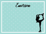 Ice Skater coolcorks 12 x 12 adhesive back - $45 Mint 