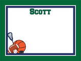 Multi Sports coolcorks 12 x 12 adhesive back - $45 Green/Navy 