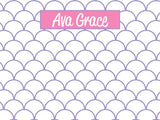 Fish Scales coolcorks 12 x 12 framed - $70 Lavender/Pink 