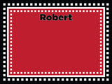 Squares Border Cork Board