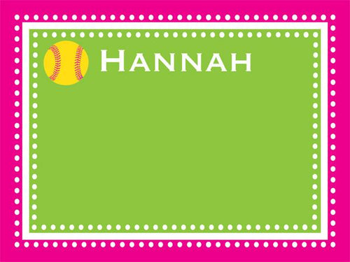 Softball Dots Border Cork Board coolcorks 12 x 12 adhesive back - $45 Hot Pink/Lime 