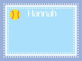 Softball Dots Border Cork Board coolcorks 12 x 12 adhesive back - $45 Periwinkle/Lt Blue 