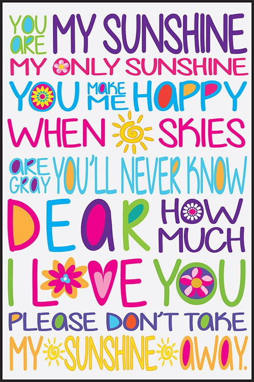 Your Are My Sunshine Cork Board coolcorks 24 x 18 adhesive back - $80 White 