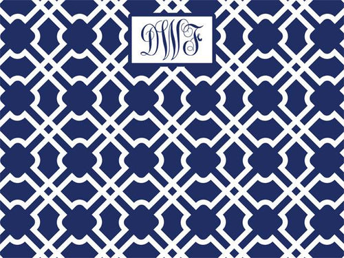Geometric Tiles Pattern coolcorks 12 x 12 adhesive back - $45 Navy 