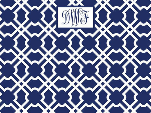 Geometric Tiles Pattern coolcorks 12 x 12 adhesive back - $45 Navy 