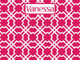 Geometric Tiles Pattern coolcorks 12 x 12 adhesive back - $45 Raspberry 